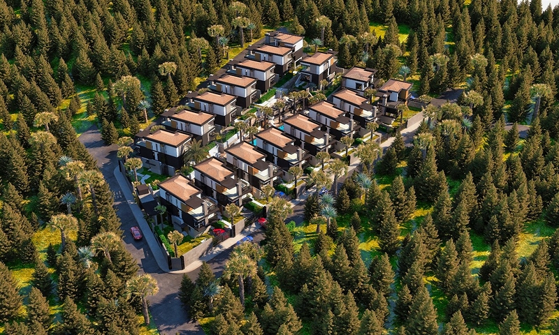 4+1-Villen im Stadtteil Side - Antalya 