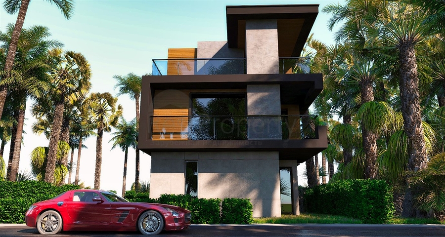 4+1-Villen im Stadtteil Side - Antalya 