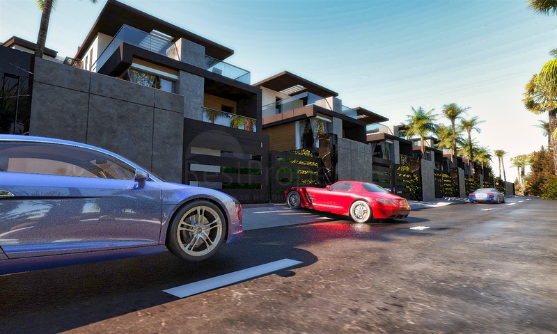 4+1-Villen im Stadtteil Side - Antalya 