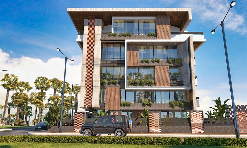 Wohnungen planen 2+1,3+1 und 4+1 Maisonette im Wohnbezirk Persimmon - Antalya 