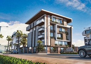 Wohnungen planen 2+1,3+1 und 4+1 Maisonette im Wohnbezirk Persimmon - Antalya 