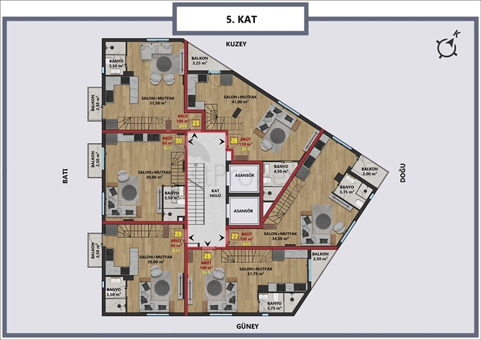 Investitionsprojekt im Zentrum von Antalya 