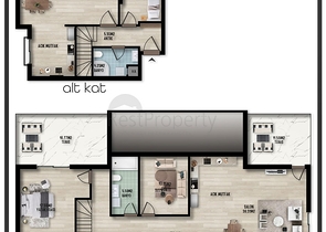 Schöner Komplex im angesehenen Stadtteil Liman - Antalya 