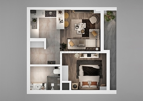 1+1 Wohnung in Altyntasch - Antalya 