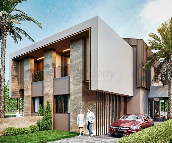 Villen in einem 4+1-Komplex in der Region Doshemealty - Antalya 