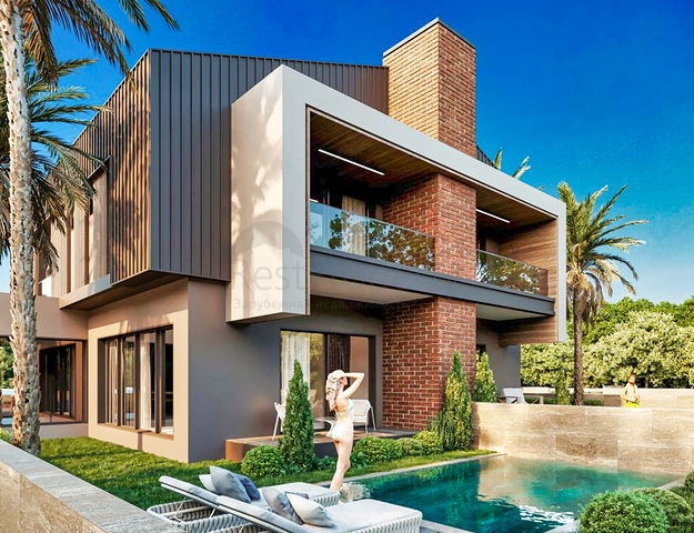 Villen in einem 4+1-Komplex in der Region Doshemealty - Antalya 