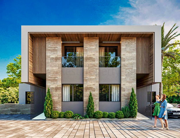 Villen in einem 4+1-Komplex in der Region Doshemealty - Antalya 