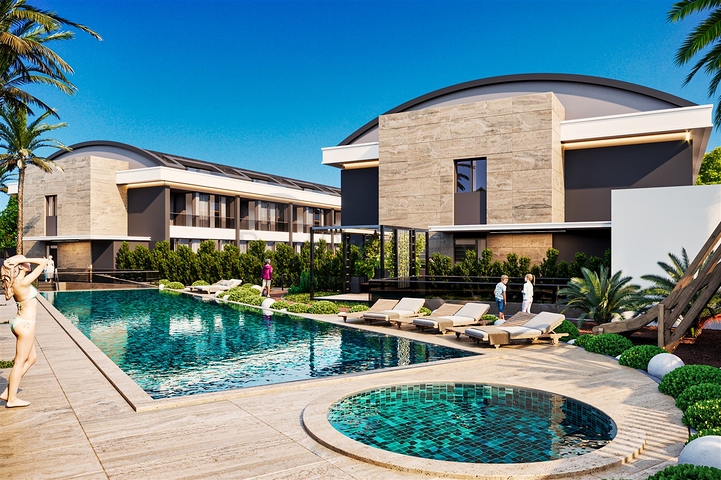 2+1-Apartments im Stadtteil Mollayusuf - Antalya