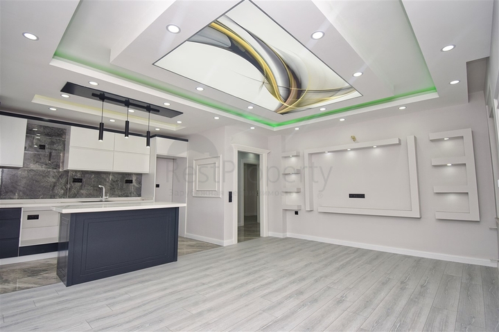 Wohnung mit 3+1 Grundriss im Wohnbezirk Kyzyltoprak - Antalya 