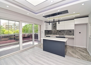 Wohnung mit 3+1 Grundriss im Wohnbezirk Kyzyltoprak - Antalya 