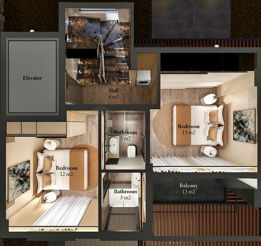 3+1-Villa in Fethiye - Antalya 