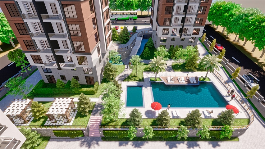 Apartment mit 1+1 Grundriss im Stadtteil Kepez - Antalya  Apartment mit 1+1 Grundriss im Stadtteil Kepez - Antalya
