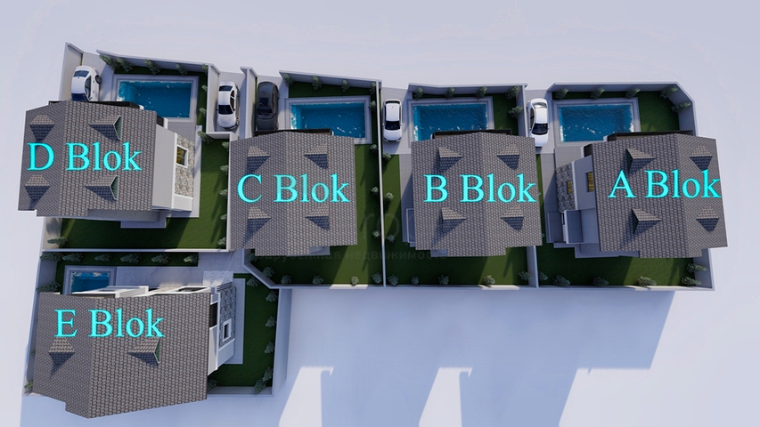 4+1-Villen in Fethiye - Antalya 