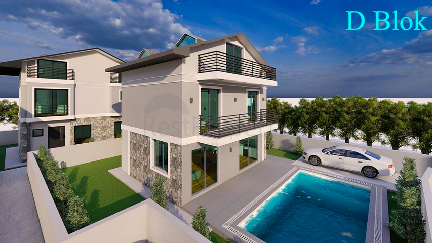 4+1-Villen in Fethiye - Antalya 