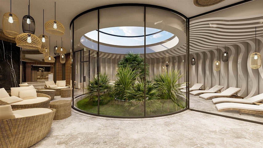 1+1-Apartments in einem Luxus-Komplex im Stadtteil Altyntas - Antalya  1+1-Apartments in einem Luxus-Komplex im Stadtteil Altyntas - Antalya