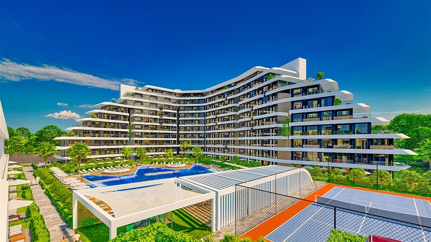 1+1-Apartments in einem Luxus-Komplex im Stadtteil Altyntas - Antalya  1+1-Apartments in einem Luxus-Komplex im Stadtteil Altyntas - Antalya