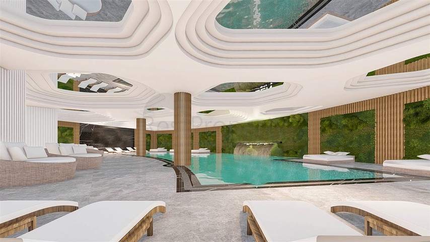 1+1-Apartments in einem Luxus-Komplex im Stadtteil Altyntas - Antalya  1+1-Apartments in einem Luxus-Komplex im Stadtteil Altyntas - Antalya