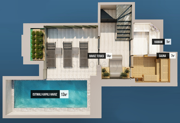 3+1-Villa in Fethiye - Antalya 