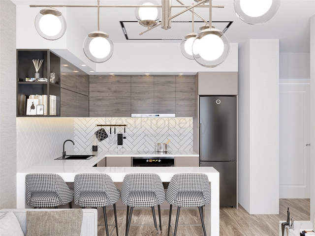 1+1 Wohnung im Wohnbezirk Sarysu - Antalya 