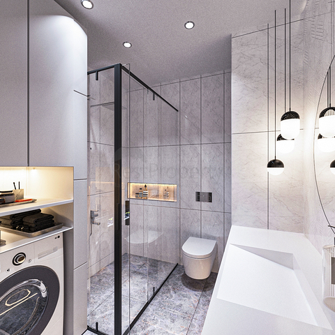 1+1 Wohnung im Wohnbezirk Sarysu - Antalya 