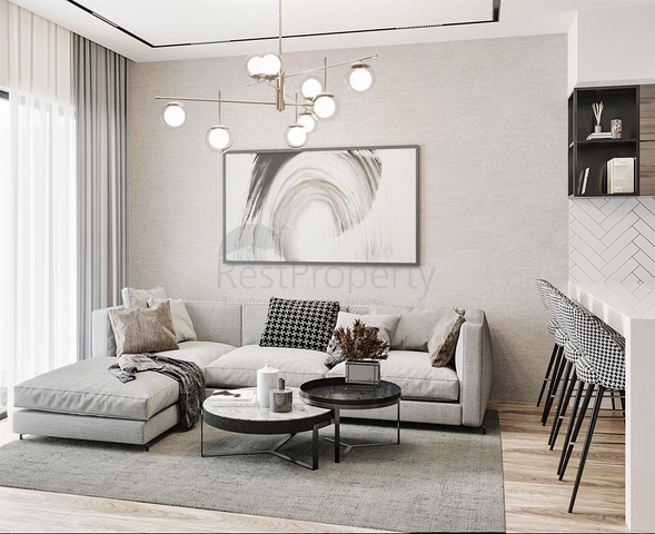 1+1 Wohnung im Wohnbezirk Sarysu - Antalya 