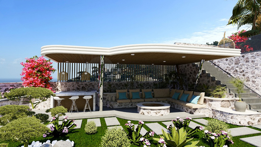 Villa mit 6+1 Grundriss in Fethiye - Antalya 