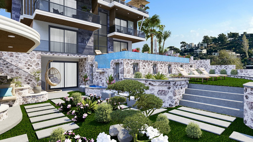 Villa mit 6+1 Grundriss in Fethiye - Antalya 