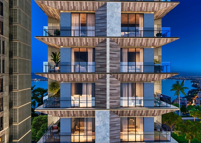 Ein schickes Projekt von einem zuverlässigen Entwickler in der prestigeträchtigsten Gegend von Antalya  Ein schickes Projekt von einem zuverlässigen Entwickler in der prestigeträchtigsten Gegend von Antalya