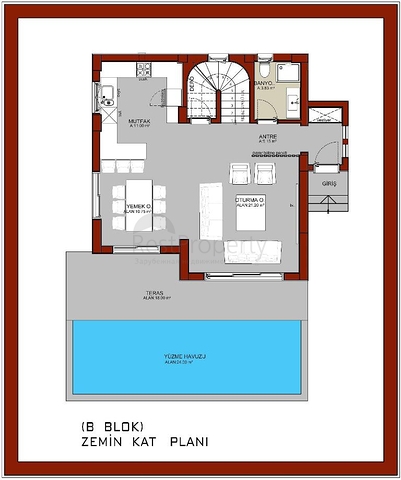 4+1-Villa in Fethiye - Antalya 
