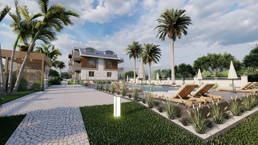 Apartment mit 3+1 Grundriss in Fethiye - Antalya 