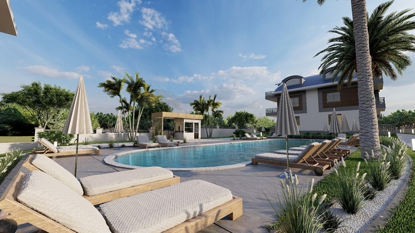 Apartment mit 3+1 Grundriss in Fethiye - Antalya 