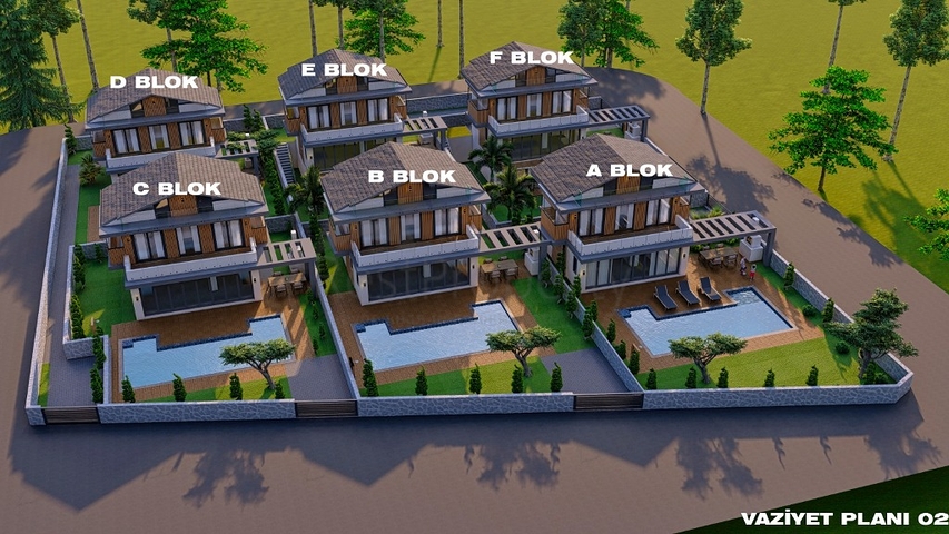 4+1-Villa in Fethiye - Antalya 