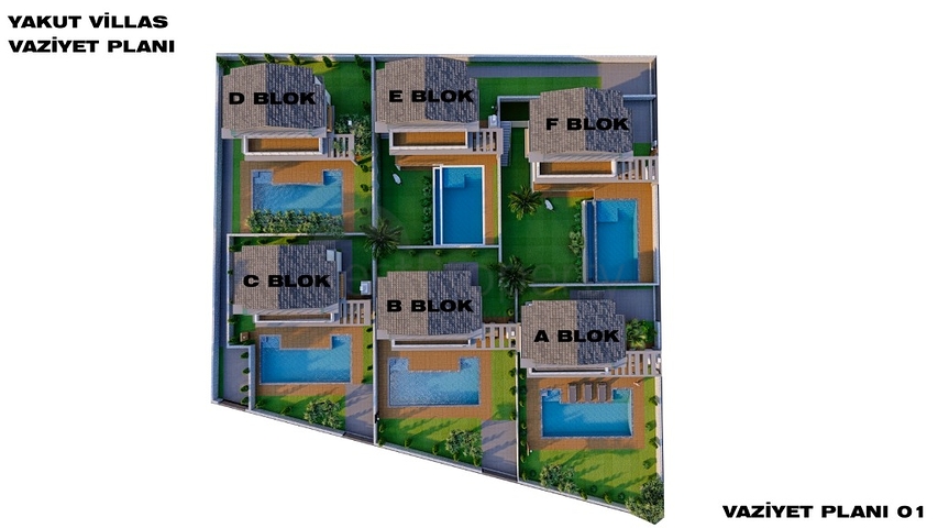 4+1-Villa in Fethiye - Antalya 