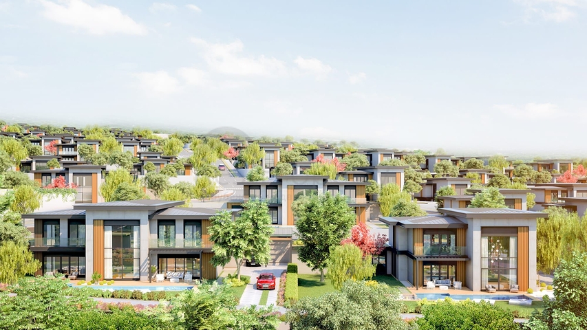 Der beste architektonische Komplex in Büyükçekmece