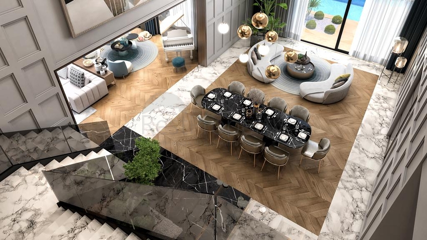 Der beste architektonische Komplex in Büyükçekmece