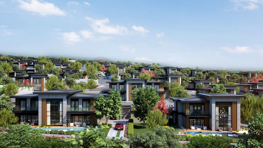 Der beste architektonische Komplex in Büyükçekmece