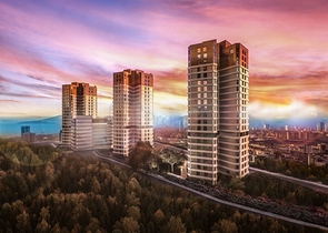 LCD auf dem höchsten Hügel Istanbuls mit Blick auf die Prinzeninseln