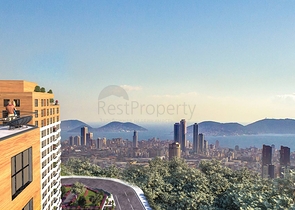 LCD auf dem höchsten Hügel Istanbuls mit Blick auf die Prinzeninseln