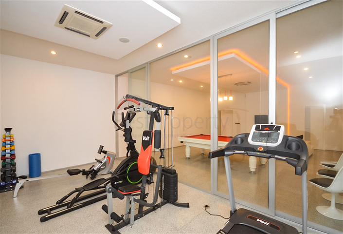 Schicke Wohnung mit Blick auf die Küste von Alanya