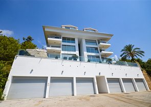 Schicke Wohnung mit Blick auf die Küste von Alanya