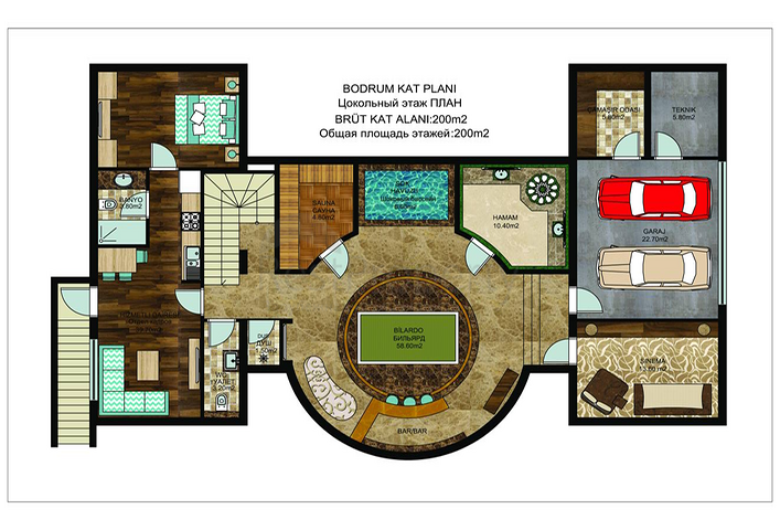 Villa 6+2 in Kemer/Antalya