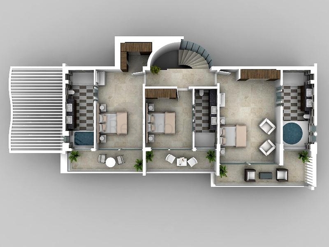 Moderne Villa mit Meerblick in Kalkan Moderne Villa mit Meerblick in Kalkan