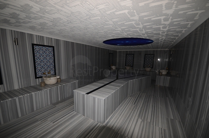 1+1 Wohnung im Hotelplankomplex in Kestel