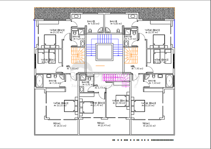 Wohnung 1+1, 2+1, Penthäuser 3+1, in Kargicak/Alanya