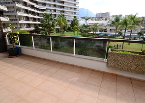 Geräumige Dreizimmerwohnung nur 150 Meter vom Meer entfernt.