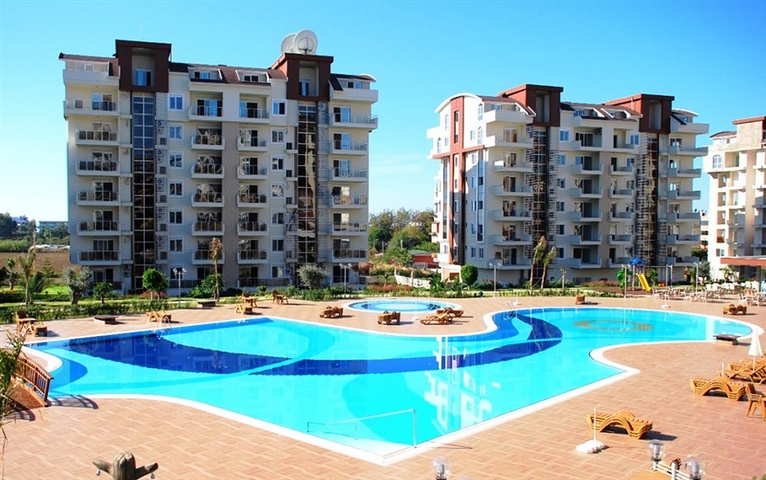 3+1 Apartment in einem Fünf-Sterne-Komplex in Avsallar