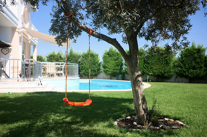 4+1 möblierte Villa im Zentrum von Belek, 500 m von den Golfplätzen entfernt