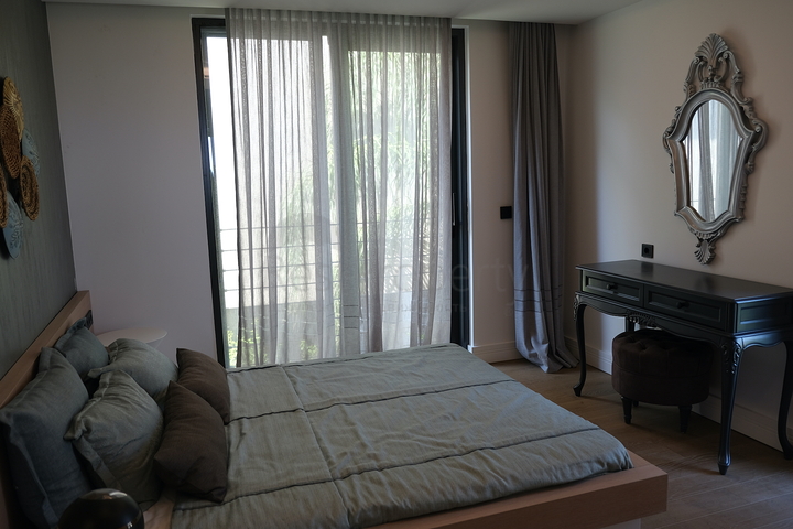 Das Projekt von Luxusvillen mit Blick auf die alte Festung und das Meer im Zentrum von Bodrum