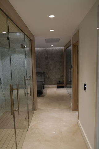 Das Projekt von Luxusvillen mit Blick auf die alte Festung und das Meer im Zentrum von Bodrum