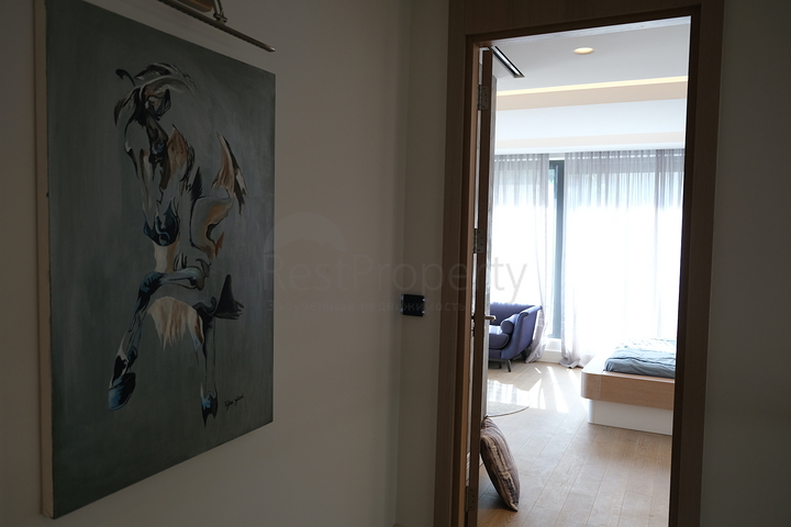 Das Projekt von Luxusvillen mit Blick auf die alte Festung und das Meer im Zentrum von Bodrum